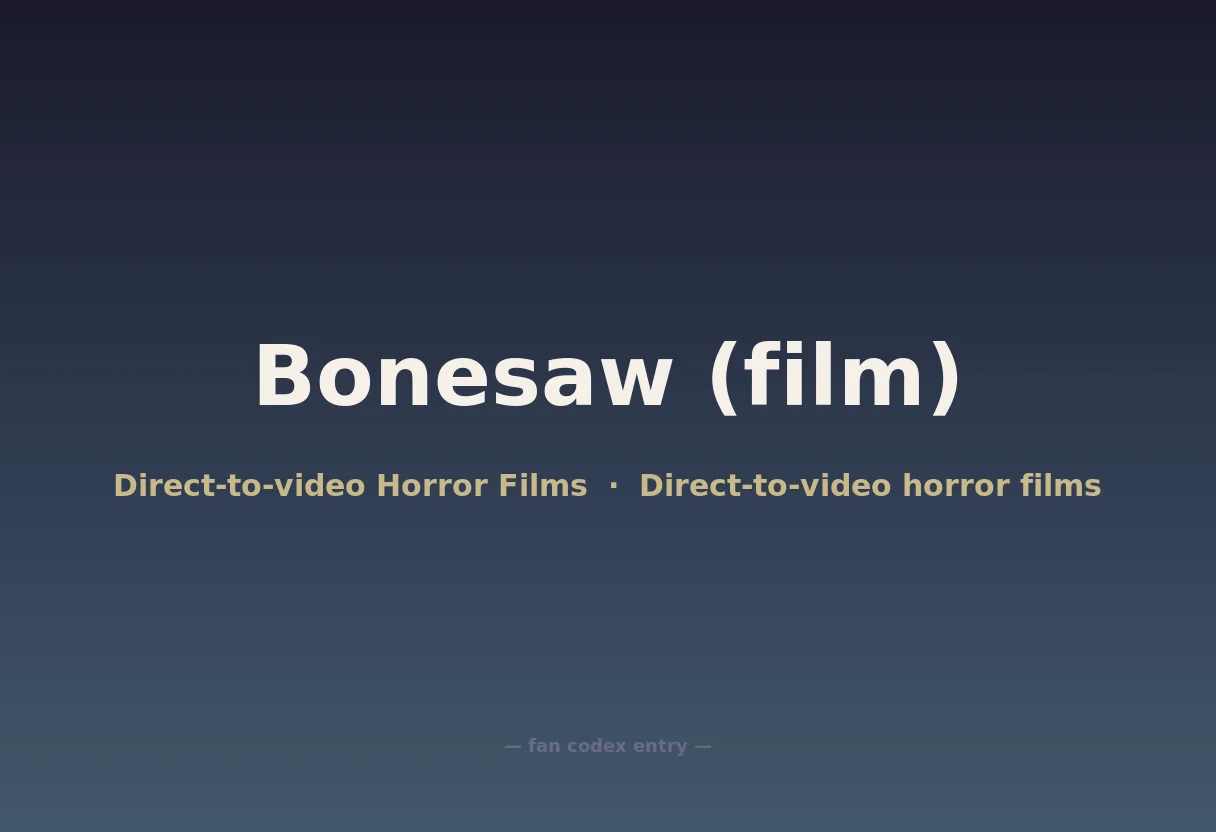 Bonesaw (film)