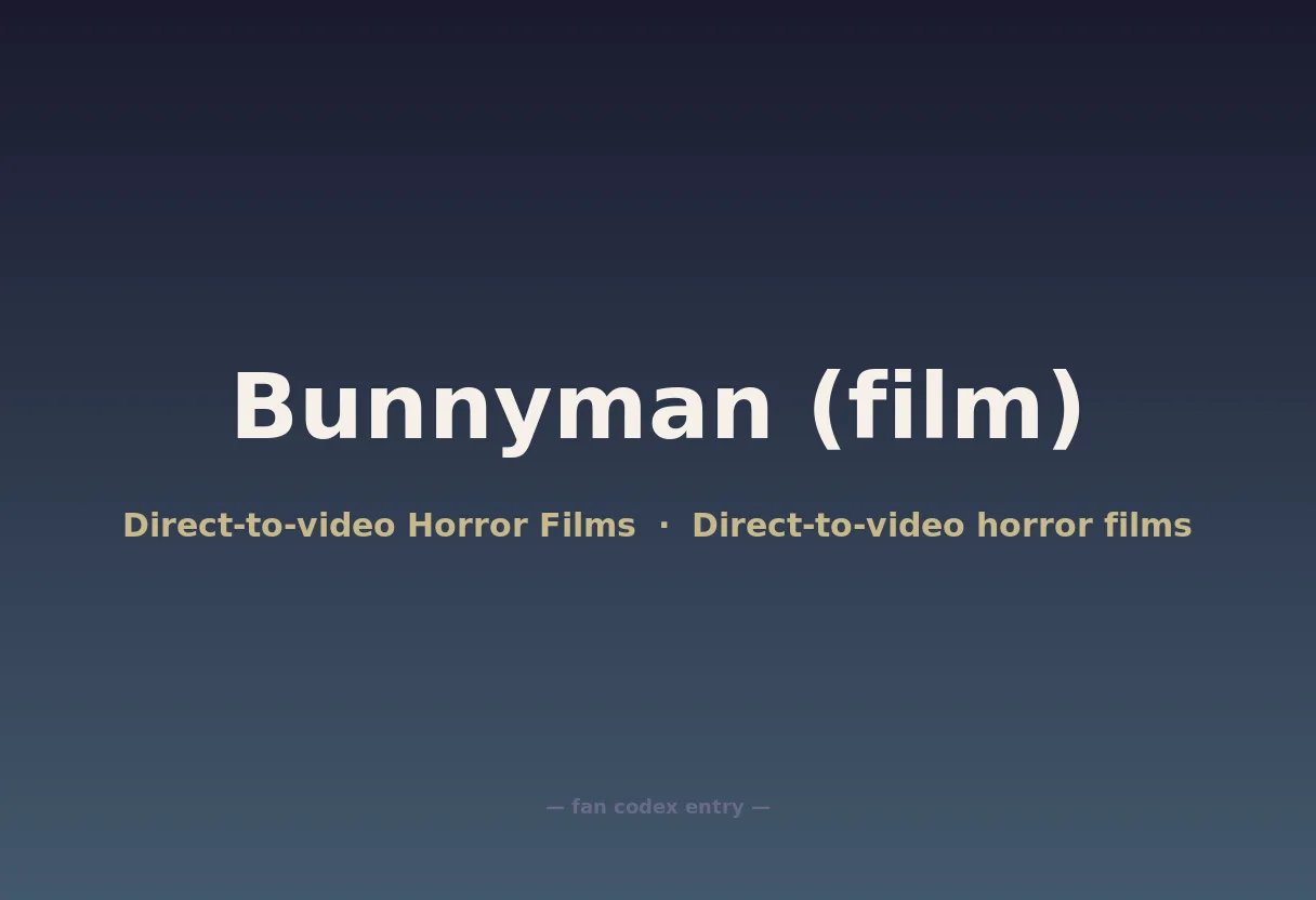 Bunnyman (film)