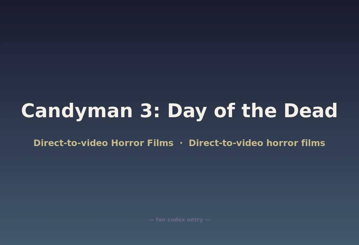 Candyman 3: Day of the Dead