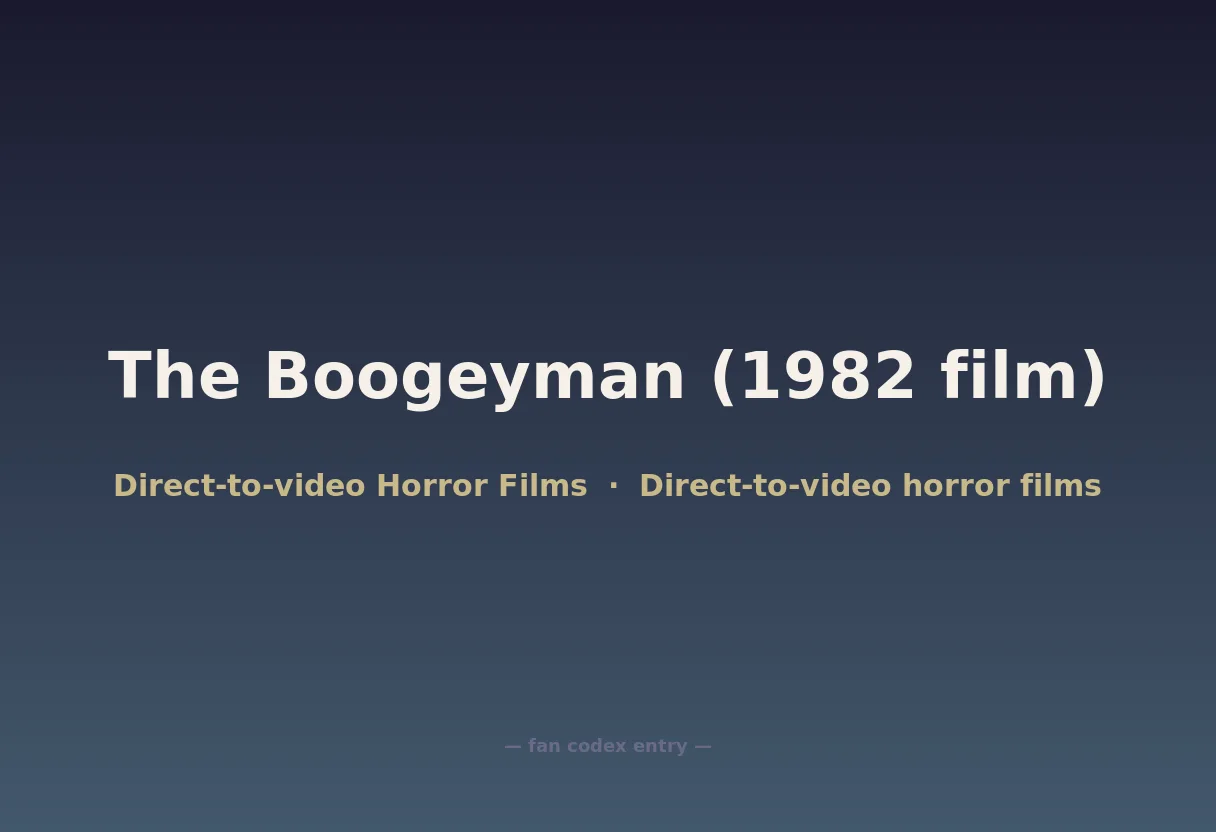 The Boogeyman (1982 film)