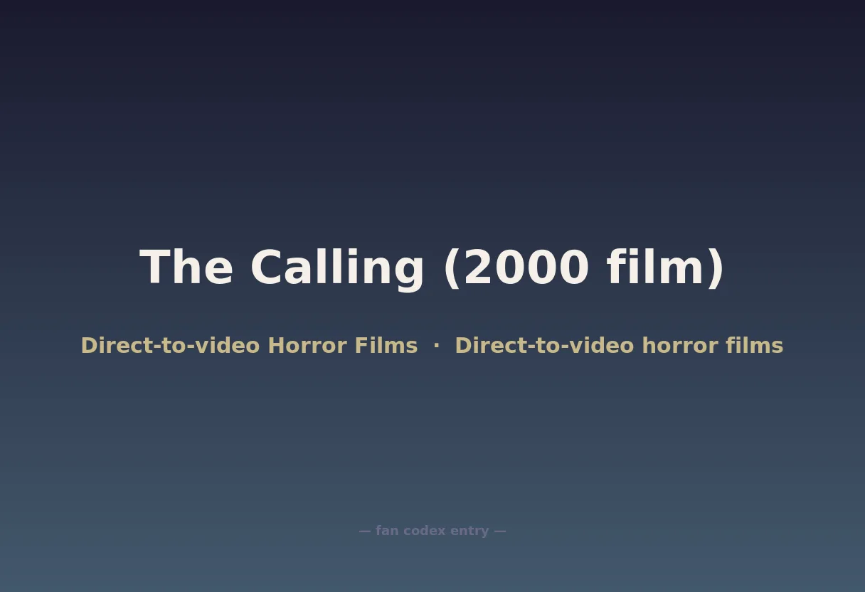 The Calling (2000 film)